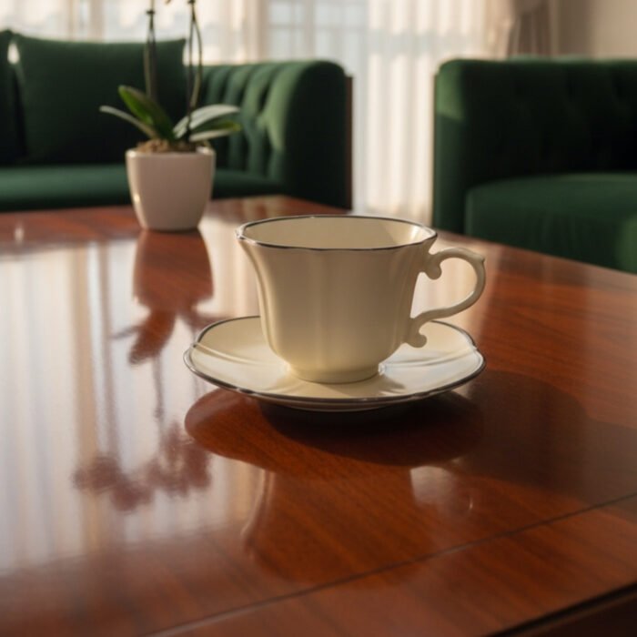 FORM CUP N SAUCER SET (SET OF 6)