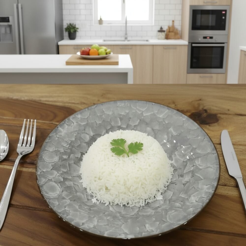 CRYSTAL CUT RICE PLATE - Liv-Aura